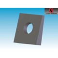SQUARE BEVELED MALLEABLE CAST IRON WASHERS, TYPE A, HDG_0